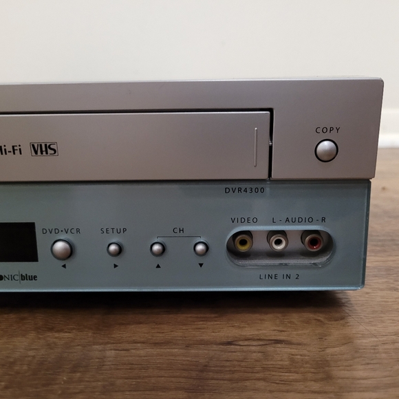 Go Video Sonic Blue DVR4300 DVD VCR Combo VHS Tape Player Recorder NO REMOTE - Picture 6 of 9